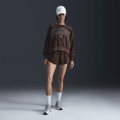 NikeCourt Heritage Women's Over-Oversized Crew-Neck Graphic Tennis Sweatshirt