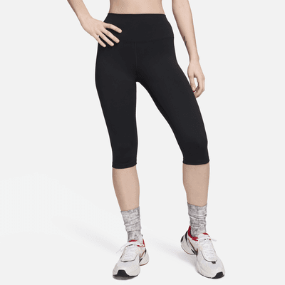 High-waisted capri leggings
