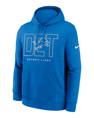 Мужское худи Detroit Lions Busted Play Club Nike NFL Pullover Hoodie