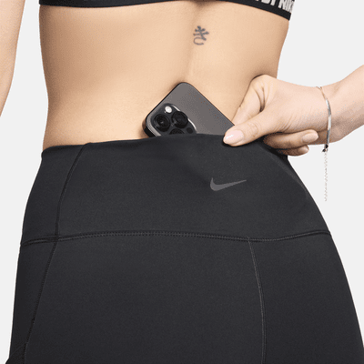 Shorts de ciclismo con bolsillos de tiro alto de 20 cm para mujer Nike One