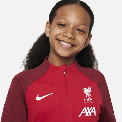 Liverpool FC Academy Pro Big Kids' Knit Soccer Jacket