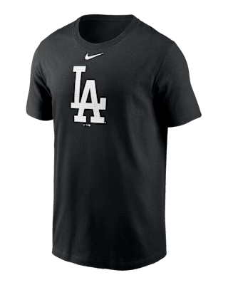 Мужская футболка Los Angeles Dodgers Fuse Large Logo Nike MLB