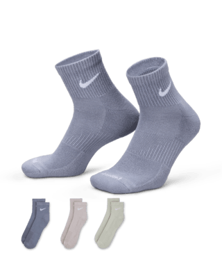 Nike Everyday Plus Cushioned Training Ankle Socks (3 Pairs). Nike AU