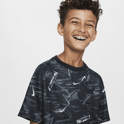 Nike Multi Older Kids' (Boys') Dri-FIT Short-Sleeve Top