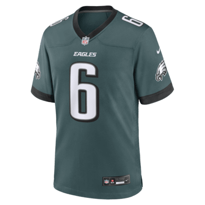 Jersey de la NFL Nike Game para hombre DeVonta Smith Philadelphia Eagles