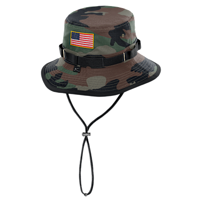 Iowa 2025 Military Appreciation Boonie Men's Nike Dri-FIT College Bucket Hat