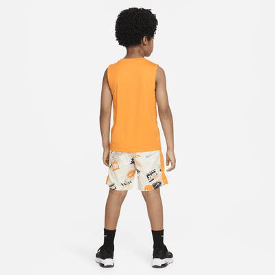 Nike Wild Air Muscle Tank and Shorts Set Little Kids' 2-Piece Set