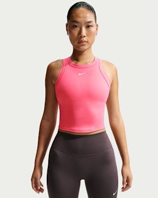 Женские  Nike One Fitted Dri-FIT Cropped Tank Top