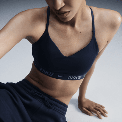 Brassière de sport réglable rembourrée à maintien léger Nike Indy pour femme