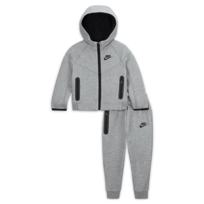 Dwuczęściowy zestaw z bluzą z kapturem dla niemowląt Nike Sportswear Tech Fleece Full-Zip Set