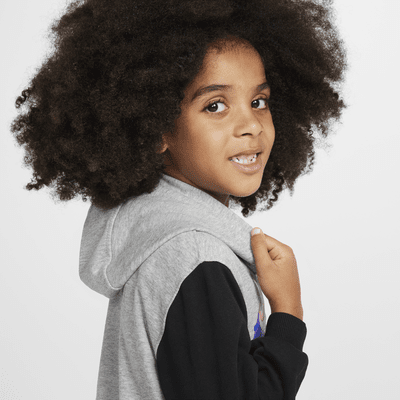 Conjunto de dos piezas de sudadera sin cierre para niños talla pequeña Nike Sportswear "Express Yourself"