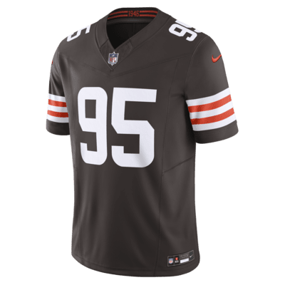 Jersey de fútbol americano Nike Dri-FIT de la NFL Limited para hombre Myles Garrett Cleveland Browns