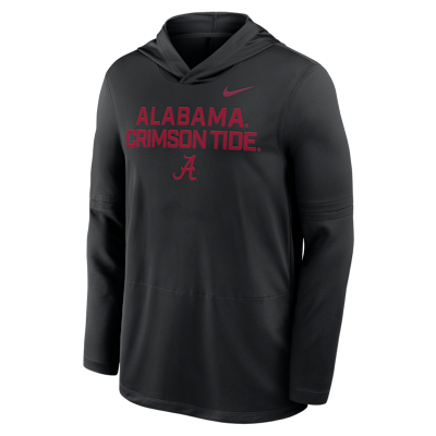 Alabama Sideline Men's Nike Dri-FIT College Long-Sleeve Hooded Top