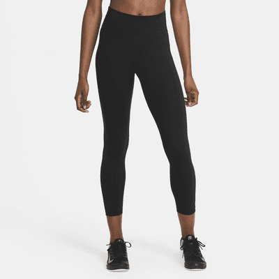 Leggings a 7/8 a vita media con inserti in mesh Nike Pro – Donna