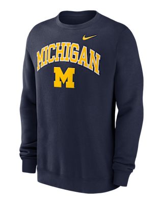 Мужские  Michigan Arch Nike College Pullover Crew