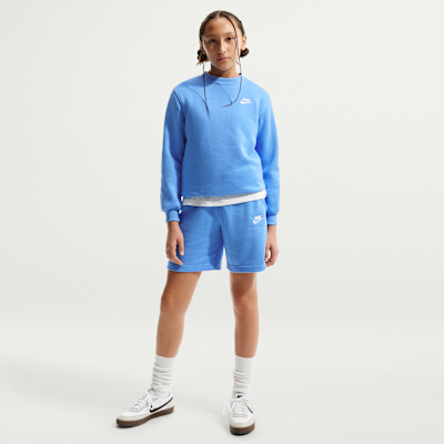 Sudadera para niños talla grande Nike Sportswear Club Fleece
