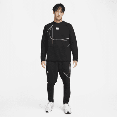 Nike Dri-FIT Men's Long-Sleeve Fleece Fitness Top