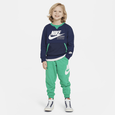 Sudadera de cuello redondo de French Terry para niños talla pequeña Nike Sportswear Paint Your Future