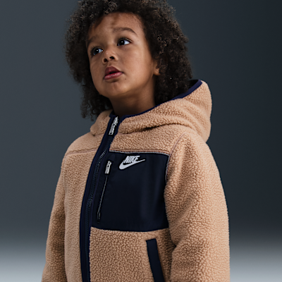 Chamarra acolchada/polar reversible para bebé Nike