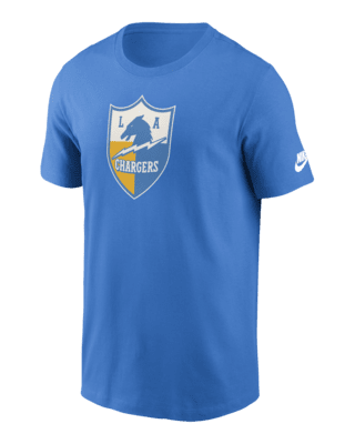 Мужская футболка Los Angeles Chargers Rewind Logo Essential Nike NFL