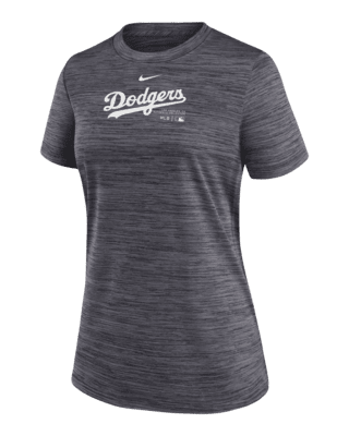 Женская футболка Los Angeles Dodgers Authentic Collection Practice Velocity Nike Dri-FIT MLB