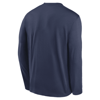 Nike / Men's Milwaukee Brewers Navy Legend Issue Long Sleeve T-Shirt