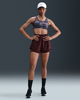Женские шорты Nike One Dri-FIT High-Waisted 3" 2-in-1 Shorts