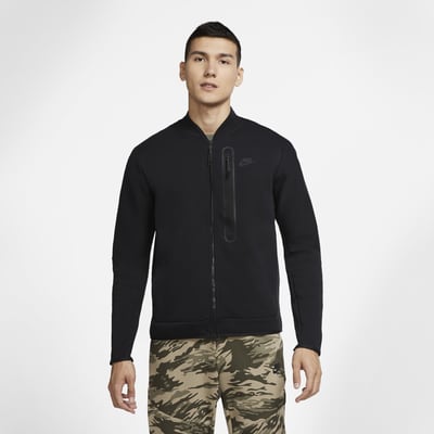 nike tech fleece men's black