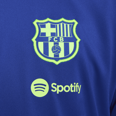 Fato de treino de futebol de malha Nike Dri-FIT do terceiro equipamento Strike FC Barcelona para homem