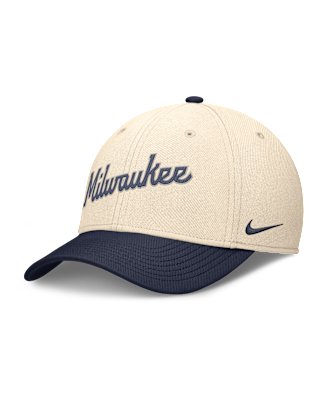 Мужские  Milwaukee Brewers Statement Rise Swoosh Nike Dri-FIT MLB Hat