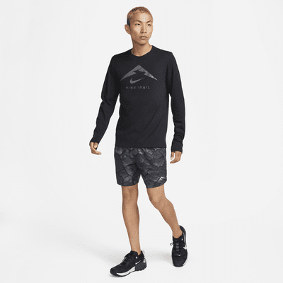 Nike Dri-FIT Men's Long-Sleeve Trail Running T-Shirt. Nike VN