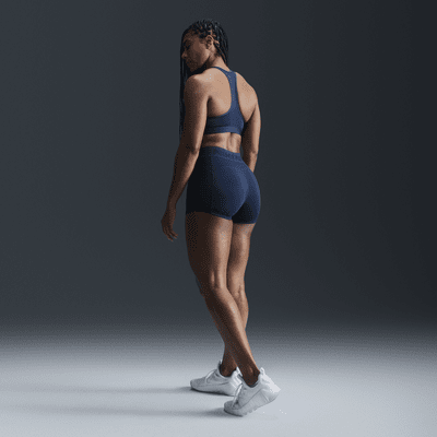 Shorts con paneles de malla de tiro medio de 8 cm para mujer Nike Pro