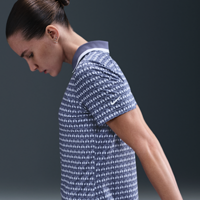 Nike Tour Dri-FIT golfpolo met korte mouwen en print voor dames