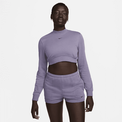 Nike Sportswear Chill Terry Women's Crew-Neck Cropped French Terry Top