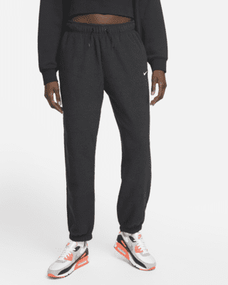 womens black nike slim fit joggers