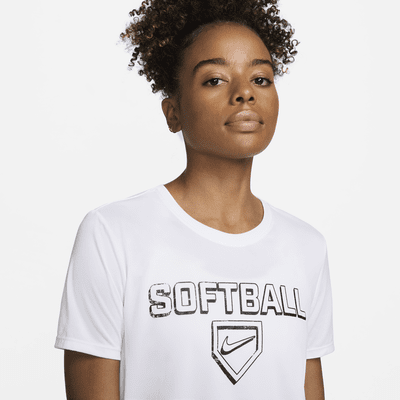 Playera de softball para mujer Nike Dri-FIT