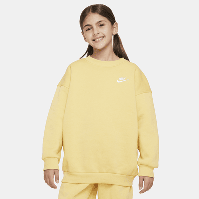 Nike Sportswear Club Fleece Older Kids' (Girls') Oversized Sweatshirt ...