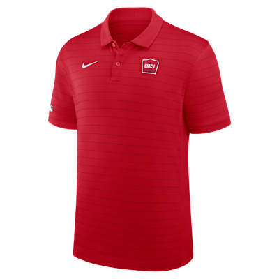 Cincinnati Reds City Connect Striped Victory Men's Nike Dri-FIT MLB Polo from Nike - $80