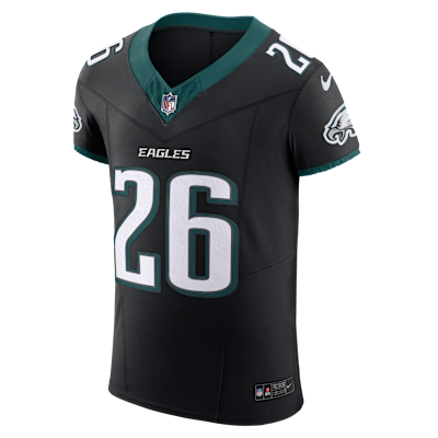 Jersey Nike Dri-FIT de la NFL Elite para hombre Saquon Barkley Philadelphia Eagles