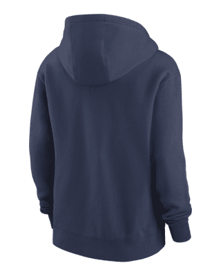 New Nike Atlanta Braves Postseason 2020 Women's Hooded Hoodie  Sweatshirt, Large