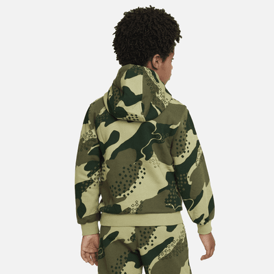 Nike Sportswear Club Camo Pullover Little Kids Hoodie