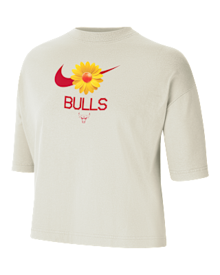 Женская футболка Chicago Bulls Courtside Nike NBA Boxy