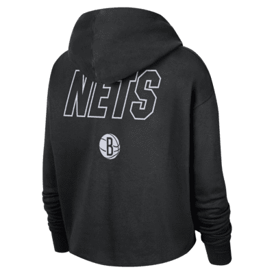 Brooklyn Nets Courtside Women's Nike NBA Fleece Pullover Hoodie