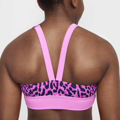 Asymmetrisk Nike Swim Wild-monokini til større børn (piger)