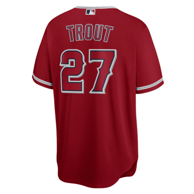 MLB Los Angeles Angels (Mike Trout) Men's Replica Baseball