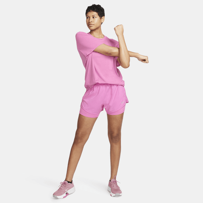 Nike One Women's Dri-FIT High-Waisted 3" 2-in-1 Shorts