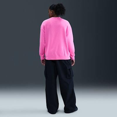 Sudadera de cuello redondo holgada para mujer Nike Club Fleece