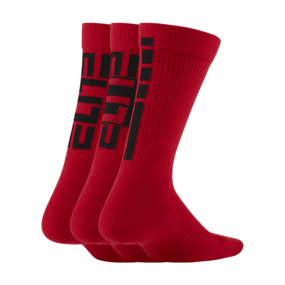 Calcetines largos de básquetbol para niños Nike Elite (3 pares)