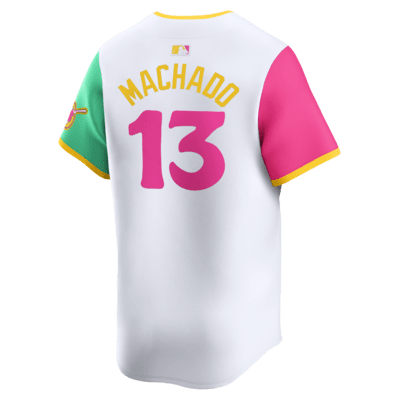 Jersey Nike Dri-FIT ADV de la MLB Limited para hombre Manny Machado San Diego Padres City Connect