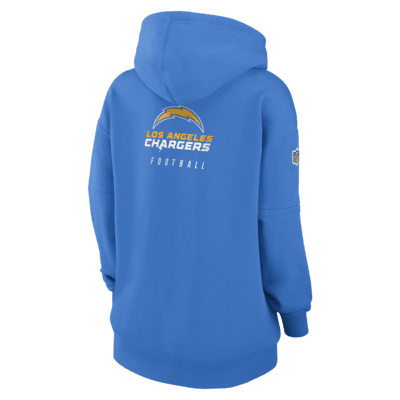 Nike Men's Los Angeles Chargers Sideline Therma-FIT Pullover Hoodie - Blue - XXXL Each